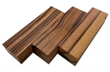Messergriffrohling Goncalo alves / Tigerwood AA 125x40x30mm